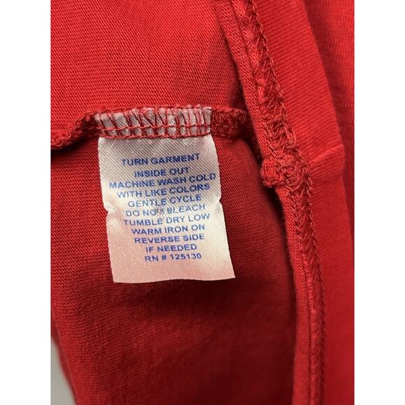 Fish Hippie Cotton Long Sleeve Tee Mens XL Red Sufficient Transportation Graphic - Picture 4 of 7